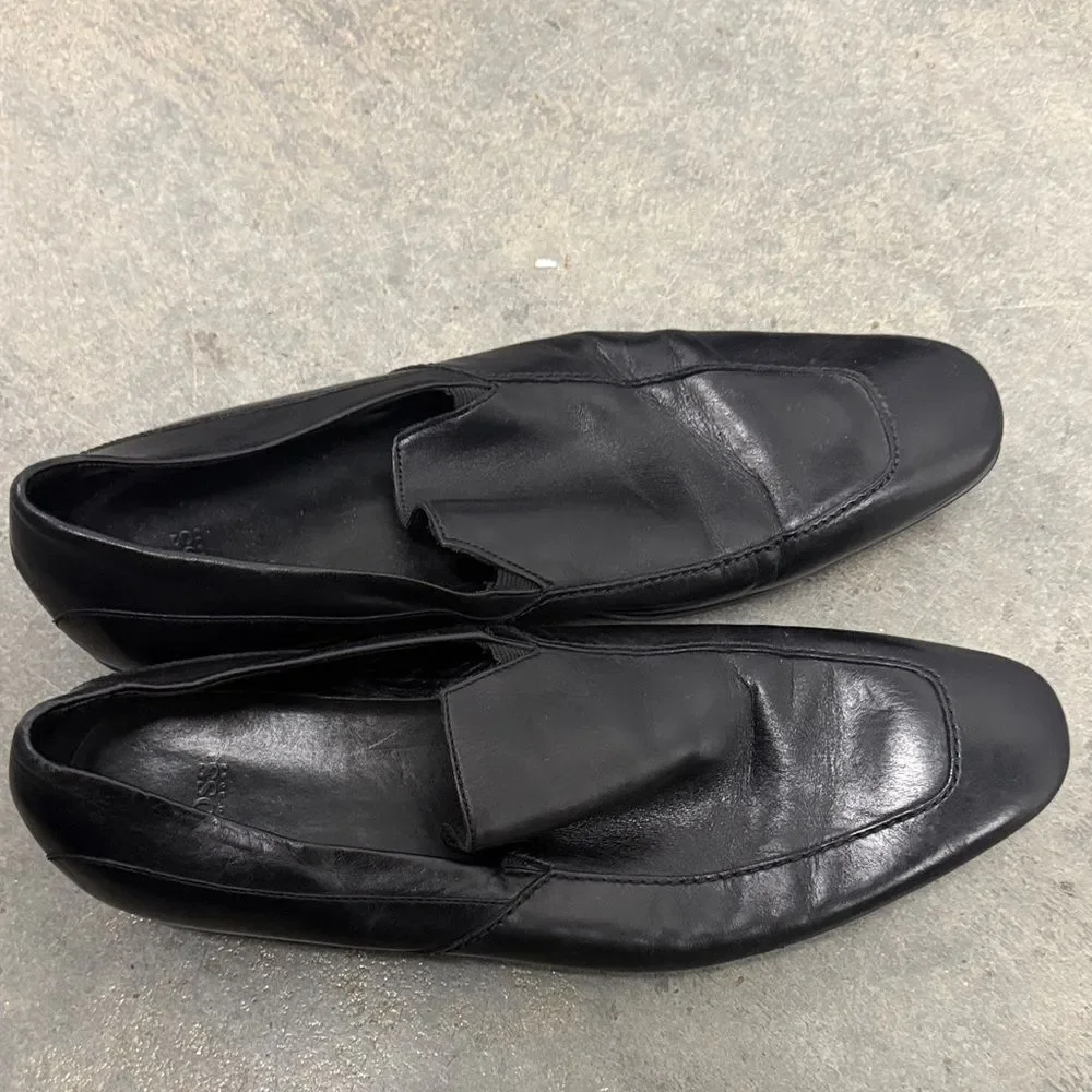 Hugo Boss Black Leather Loafers